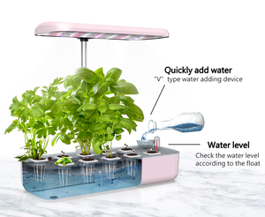 Lampe de culture hydroponique intelligente à LED pour plantes de jardin, lampe de culture intérieure à LED pour fleurs et légumes - Product Image 2