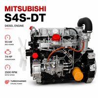 Moteur diesel pour chariot élévateur Mitsubishi S4S-DT, 55 kW, 74 ch, 2500 tr/min, 3 L, 4 cylindres, moteur puissant pour chariot élévateur, chargeur, machines industrielles
