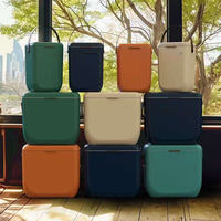 LIHENG Glacière isotherme 10L pour deux bouteilles de vin ou de whisky, glacière portable pour alcool, pique-nique, fête en plein air