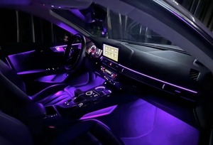 Luz LED para Portavasos con Control MMI de 64 Colores, 12V, OEM, para <span class=keywords><strong>Audi</strong></span> A4 A5 B9 8W2 8WC 2017-2024, Kit de Actualización - Product Image 2