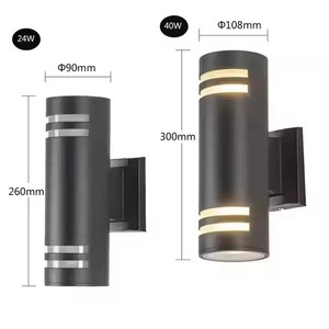 Lámpara de pared LED para exteriores, Bombilla E27 para jardín, iluminación decorativa <span class=keywords><strong>Exterior</strong></span>, pasillo moderno, luz de pared LED para jardín - Product Image 6