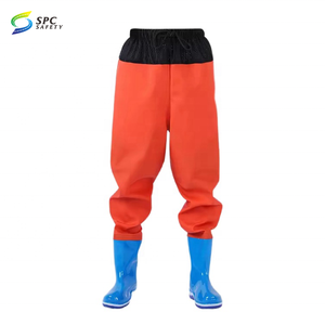 <span class=keywords><strong>Cuissardes</strong></span> de pêche et de sport en PVC imperméables avec poche zippée pour jeunes, enfants, filles, idéales pour la navigation, la plage, la randonnée aquatique et les ruisseaux. - Product Image 3