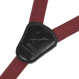 Vente en gros de <span class=keywords><strong>bretelles</strong></span> élastiques à nœud papillon et à dos en Y de couleur unie pour hommes et garçons personnalisés - Product Image 3
