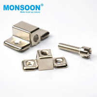 Vis de verrouillage à came pour meubles, boulons de connecteur, raccords d'armoire en fer, connecteur de joint de meuble pour panneau latéral caché