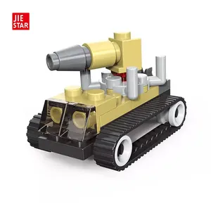 22 Pcs सरल DIY टैंक मॉडल बच्चों खिलौना प्लास्टिक निर्माण ब्लॉकों