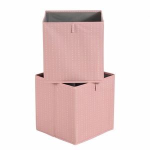 High Quality Foldable Non Woven Storage Cube Bin Home Decorative Storage <b>Box</b> for Home Organizer <b>File</b> Storage - Product Image 2