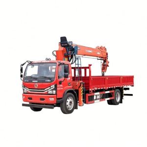 รถบรรทุกติดเครน Dongfeng D8 4*2 พร้อมเครน Shimei 8 ตัน บูมตรง 6 ท่อน ยกและขนส่งในตัว - Product Image 1
