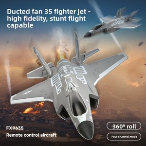 Avión de Combate <span class=keywords><strong>RC</strong></span> FX935 <span class=keywords><strong>F35</strong></span> de Simulación, Avión <span class=keywords><strong>RC</strong></span> de Espuma con Giroscopio 6G/3D, Juguete de Modelo de Aeronave para Niños - Product Image 5