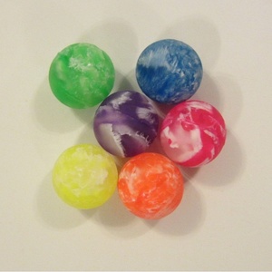Pelotas saltarinas baratas de China con MOQ bajo, bolas de mármol de alto rebote de 27 mm (1 pulgada), superbolas saltarinas de alto rebote al por mayor para vending - Product Image 3