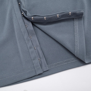 S2820-2026 Neuheiten Herbst Damenkleidung Sexy Einfarbig Langarm V-Ausschnitt Knopfleiste Figurbetont Kurze Hose 2-Teiliges Set Damen - Product Image 6