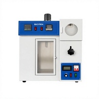 Testeur de gamme de distillation manuel SCITEK (tube unique avec chambre de récupération) avec affichage numérique LED pour laboratoire pétrolier