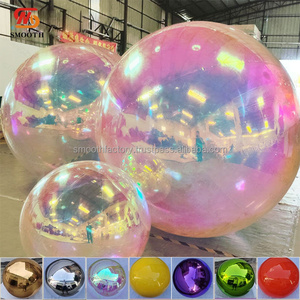 LEDA Outdoor Party & Wedding Events Wedding Decor New Arrival Modern Silver Gold PVC Inflatable Star-Shaped <b>Mirror</b> <b>Ball</b> - Product Image 6