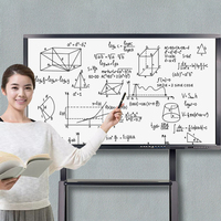 Écran interactif intelligent RuiGuan de 75 pouces pour salle de classe, panneau plat tactile infrarouge, tableau noir électronique, tableau intelligent noir