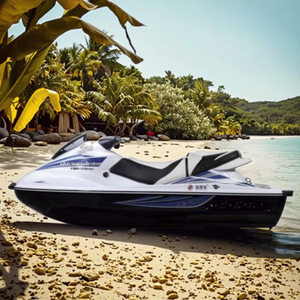 2026 White 1300CC Jet Ski Water Motor Boat Large Displacement Entertainment <b>Yacht</b> for Seaside Play Queuing Suit for 3 People - Product Image 2