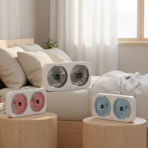 Ventilador de Escritorio de Primera Calidad, Color Verde Estándar, Pequeño, Personal, USB, Mini Ventilador de Escritorio, Ventilador con Clip - Product Image 1