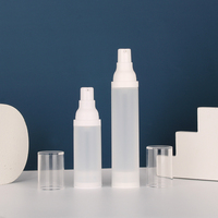 T0906-G SHUNXU Grosir Botol Kosmetik Airless 20ml 30ml 50ml Mini Wajah Plastik pp Portabel