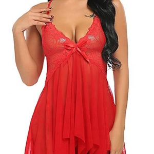 Nuovo <span class=keywords><strong>Pigiama</strong></span> Sexy da <span class=keywords><strong>Donna</strong></span> in Rete con Spalline, Comoda Camicia da Notte Termica Stampata Senza Maniche Taglia <span class=keywords><strong>XXL</strong></span> per Autunno e Primavera - Product Image 2