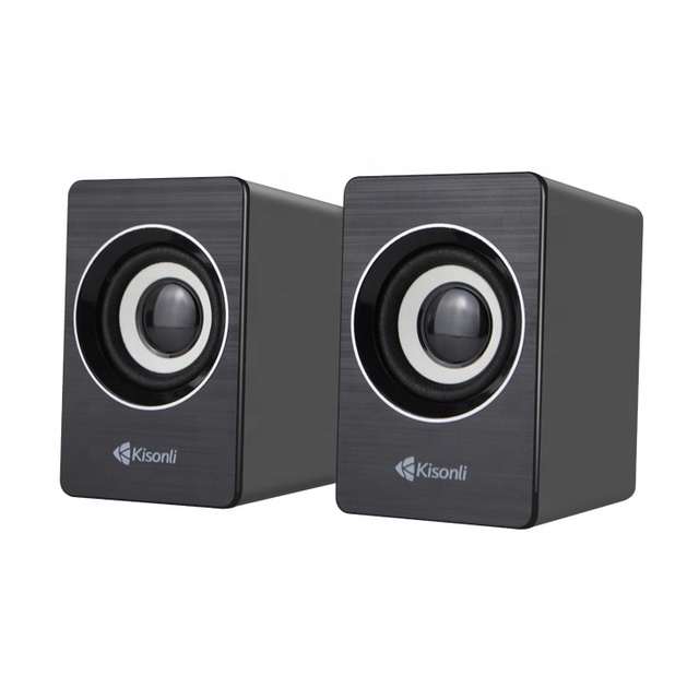 Portable Mini Computer Bass Horns for Laptop Speaker with USB 2.0 & 3.5mm Jack