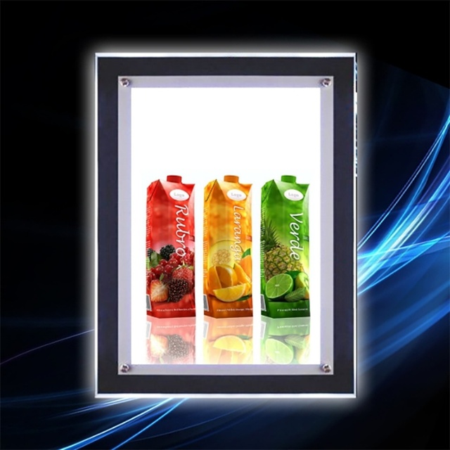 Advertising Light Boxes Wall Mounted Acrylic Led Light Box Illuminated Led Display Waterproof Restaurant Menu Board