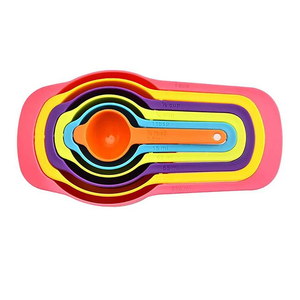 6PCS Color <b>Measuring</b> Cups Plastic <b>Measuring</b> <b>Spoon</b> Graduated <b>Measuring</b> Coffee Milk Tea <b>Measuring</b> <b>Spoon</b> Baking Tools Household - Product Image 3