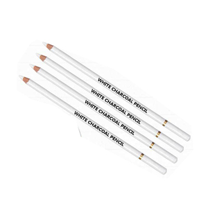 Lápices de carbón blanco, juego de lápices de dibujo profesional, lápiz de dibujo blanco suave y medio resaltado para suministros de arte - Product Image 6
