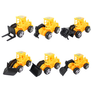 Miniature Construction Vehicles 6 Pieces Plastic Reusable Cake Decoration Birthday Party Supply - Product Image 4