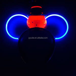Venta caliente Cuernos <span class=keywords><strong>del</strong></span> <span class=keywords><strong>diablo</strong></span> Calabaza Diadema Colorido Festival de Halloween Accesorio LED Glow Antler Reno Halloween Año Nuevo Pascua - Product Image 3
