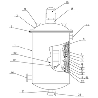 Réservoir de fermentation automatique de 200 L, jus de raisin, moût, système de contrôle de la température, système d'agitation, composants principaux, réservoir sous pression, PLC