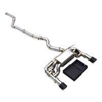 Válvula de Escape Catback de Lujo Personalizada Boska para 240i F22 3.0T 2019-2024, Silenciador de Acero Inoxidable Pulido de 1.5mm de Grosor, 3 Años de Garantía In Situ
