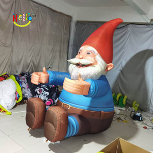 Décoration de jardin gonflable de Noël, gnome de Noël pour l'extérieur - Product Image 5