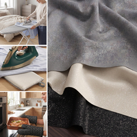 Tissu en coton enduit d'aluminium pur métallique, isolant thermique pour planche à repasser