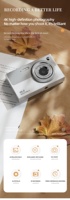 Cámara Digital de Fábrica OEM ODM Portátil con Zoom 16x, Autoenfoque, 68MP, 1000mA Recargable, Cámara Dual Digital 4k con Wifi