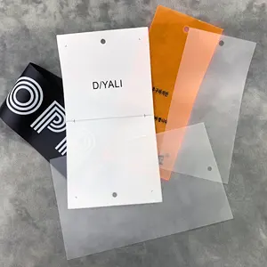 Custom Clothing Transparent PVC Rubber tags Plastic Fluorescence Silicone Hangtags