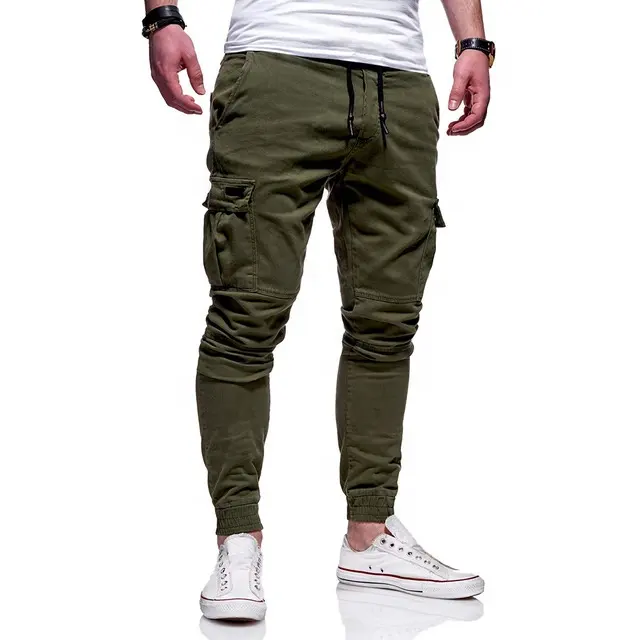 Benutzer definierte Baumwolle Sportswear Cargo hose Plus Size Großhandel sportliche Fitness Sport Jogger Männer