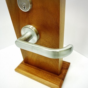 Juego de Manijas de Níquel Cepillado de Grado Comercial, Estilo Moderno y Minimalista, para Cerraduras de Embutir en Habitaciones de Hotel - Product Image 6