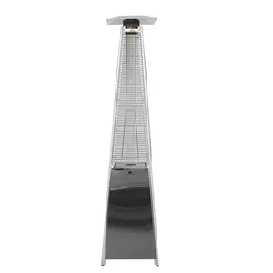 Most Selling Items Pyramid Garden Patio Heater Glass Tube Flame Pyramid Outdoor Patio Gas Heater