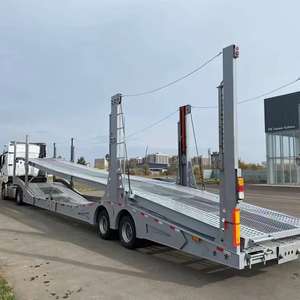 Remolque de Acero de Doble Plataforma para Transporte de Automóviles con Capacidad de Carga de 5-10T, de China, para Transporte en África - Product Image 1