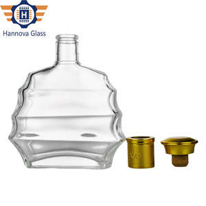 कस्टम 700 एमएल रिबन की बोतल उच्च-अंत ब्रांडी व्हिस्की के लिए अद्वितीय डिजाइन के साथ कस्टम एमएल रिबन की बोतल - Product Image 3