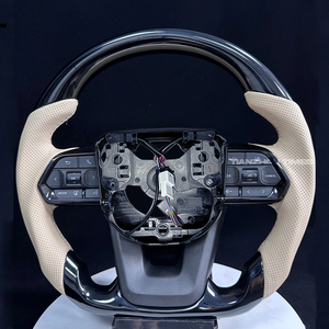Volant en bois quantité minimale de commande LOW Compatible avec <span class=keywords><strong>Toyota</strong></span> Land Cruiser Hilux <span class=keywords><strong>Gr</strong></span> Fortuner camry MK5 A90 79 Series corolla GT Prado120 - Product Image 1