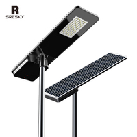 SRESKY Design Unique Lampes Solaires Extérieures Tout-en-un Étanches 20W 40W 60W 80W 120W
