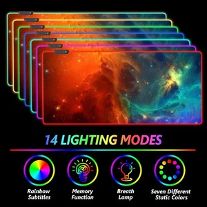 Alfombrilla de Ratón para Juegos Grande de 35.4 X 15.8 Pulgadas, RGB Colorida, Base de Goma Antideslizante, 14 Modos de Iluminación, Alfombrilla de Escritorio en Stock <span class=keywords><strong>COUSO</strong></span> MP05 - Product Image 6