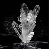 Racimo de espécimen de piedras naturales, cristal de cuarzo transparente, al por mayor