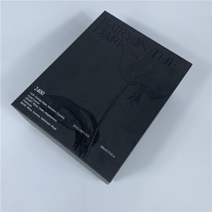 Caja de embalaje de crema facial de papel con logotipo de lámina negra de alta calidad con <span class=keywords><strong>EVA</strong></span> de terciopelo negro - Product Image 5