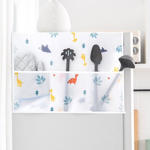 Funda para refrigerador con bolsillos, bolsa de almacenamiento de tela a prueba de polvo para uso doméstico - Product Image 2