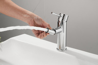 Chrome Diamond Salle De Bains Hygiène Bidet Robinet Mitigeur Pulvérisateur pour Toilette Ensemble avec Eau Chaude Lavage Partie Mélangeur Robinet Réglable