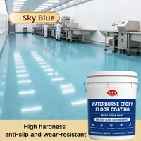 Cat Epoxy Self Leveling untuk Lantai Beton, Higienis, Anti Debu, Aplikasi Roller untuk Rumah Sakit, Kantor, Laboratorium, Klinik
