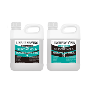 1:1 lsy סופר אלסטי סיליקון גומי 3h תרופה מהירה 1 גלון שקוף עבור תבניות הליהוק של שרף/נר/סבון/טיח - Product Image 1