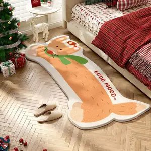 Fabrikverkauf unregelmäßig flauschiger Teppich Neuheit Kunstwolle Teppich weich rutschfest Kinder Wohnzimmermatte Tür Boden Schlafzimmerteppich