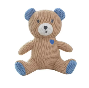 Peluche en tricot pour bébé, jouet en peluche, licorne, <span class=keywords><strong>dinosaure</strong></span>, lapin, ours, éléphant, poney, jouet en peluche pour bébé - Product Image 6