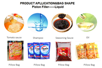 Vente chaude Verticale 100Ml-1000Ml Liquide Personnalisé Sac En Plastique Machine D'emballage Automatique Manioc Garri Machine D'emballage à Vendre
